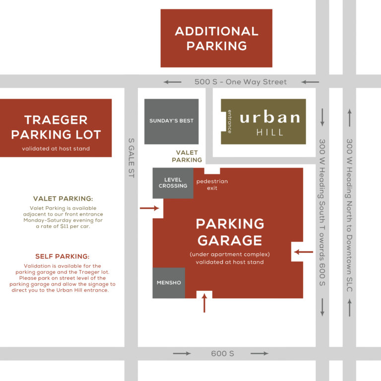 Urban Hill Parking Map